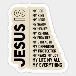 Jesus Is Sticker